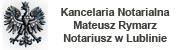 Logo Kancelarii Notarialnej w Lublinie Mateusz Rymarz Notariusz